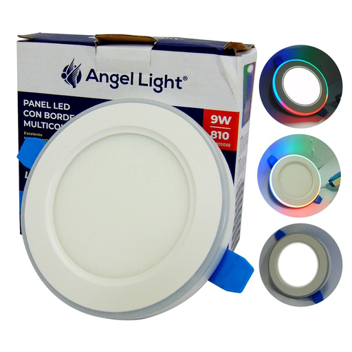 [A105-PB005-9W] LAMPARA LED EMPOTRAR REDONDA 9W MULTICOLOR ANGEL LIGHT