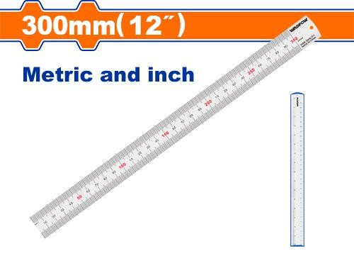 [WRU1330] REGLA DE ACERO 30 CM WADFOW