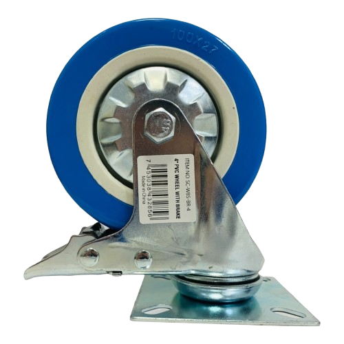[SC-WBS-BR-5] RUEDA DE PVC 5" CON FRENO SECURITY