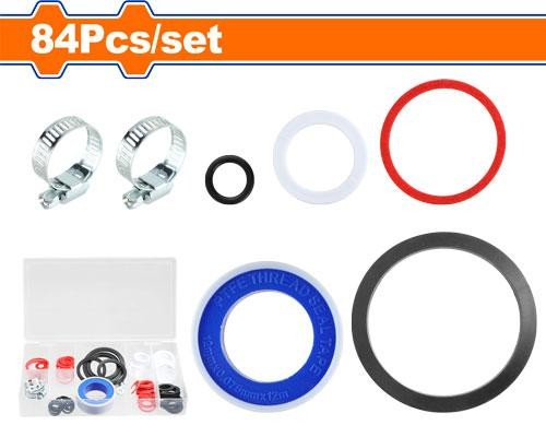 [WJQ3B05] SET DE ORINGS-ABRAZADERAS-TEFLON (84 PZAS) WADFOW