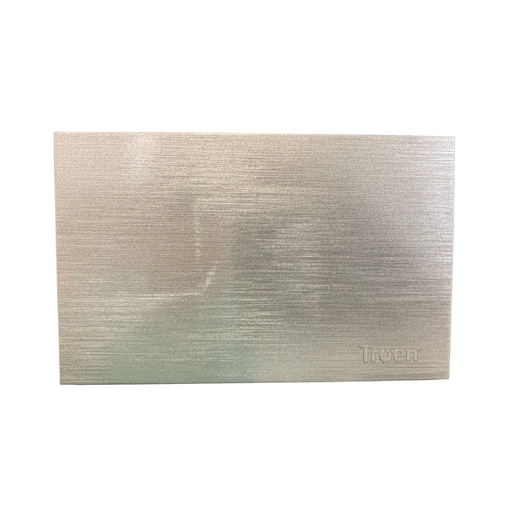 [A136-ETP-EP] Tapa ciega para empotrar TROEN (plateado)