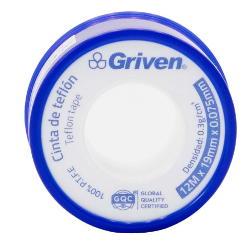 [GV-TF-3-4-12M] Teflón 3/4" x 12 metros x 0,075mm GRIVEN