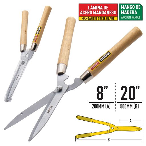 [CV-GS-0121W] TIJERA PARA PODAR 20" COVO