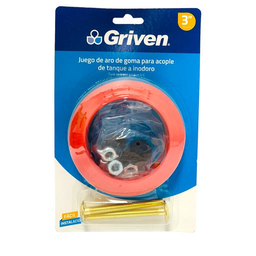 [GV-SC003A] Aro de goma 3" para acople de tanque a inodoro GRIVEN