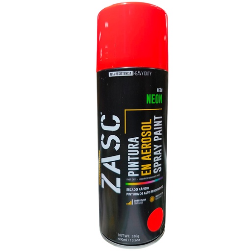 [Z-SPN1006O] Aerosol neón naranja 400ml ZASC