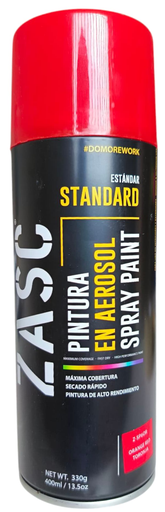 [Z-SP5ABR] Aerosol uso general rojo fuego 400ml ZASC