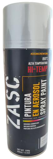 [Z-SPHT1300S] Aerosol alta temperatura plateado 400ml ZASC