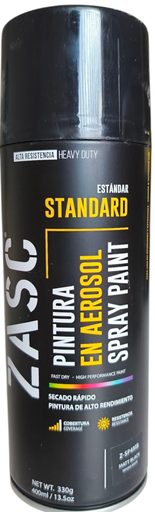 [Z-SP4MB] Aerosol uso general negro mate 400ml ZASC
