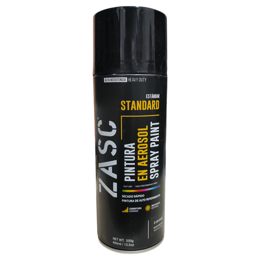 [Z-SP39GB] Aerosol uso general negro brillante 400ml ZASC