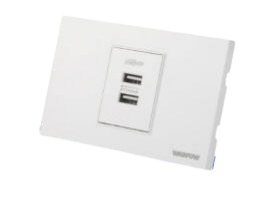 [WQKB9USB2A] Tomacorriente usb 2.1a 5v WADFOW (blanco)