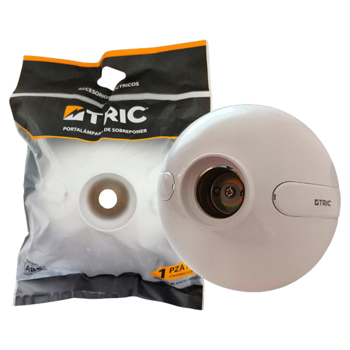 [T-SA22BN] Sócate plafón plástico e27 ac127-250v TRIC (máximo 100w)