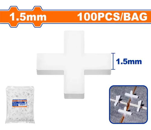 [WXZ1015] Separadores de baldosa 1,5mm WADFOW (set 100pz)