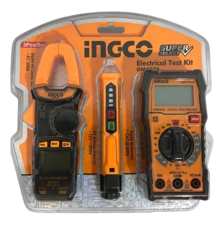 [DM3028] Dectector de voltaje, multimetro y pinza 600v INGCO