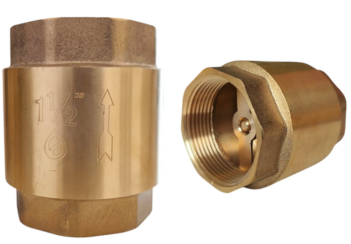 [A-C780-11-2] Válvula check hr1.1/2" x hr1.1/2" AQUAFINA (pitón de bronce)