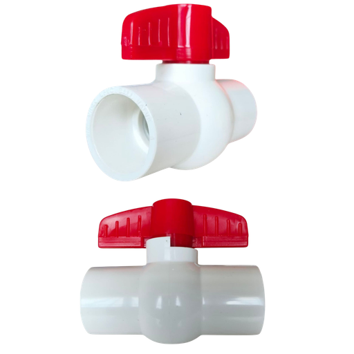 [A-BVPVC-3-4] Válvula de bola pvc c3/4" x c3/4'' AQUAFINA