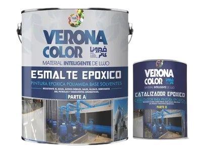 [EPOX005] Pintura epoxica negro galón VERONA (incluye catalizador)