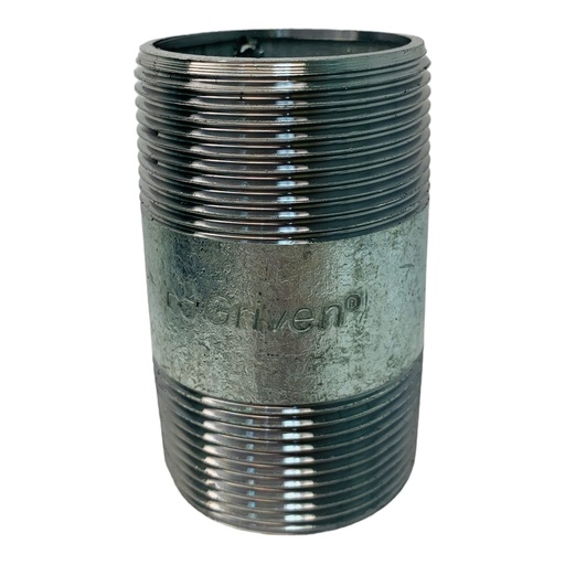 [GV-H-1-1-2-3] Niple galvanizado mr x mr GRIVEN (por unidad) (1.1/2"x3")