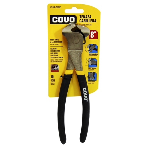 [CV-NP-0108C] Tenaza cabillera 8" COVO