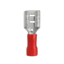 [CF-V-FDD1-25-187(8)] Terminal hembra rojo 22 a 16, D=5.6mm=7/32plg ANDELI (Por unidad)