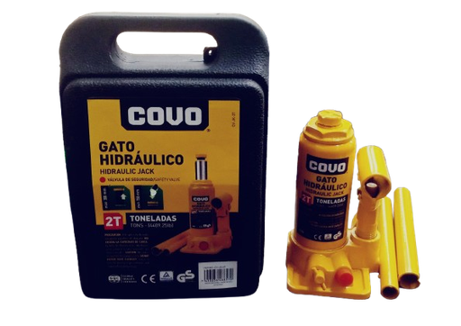 [CV-JK-2T] Gato hidráulico tipo botella 2 toneladas COVO