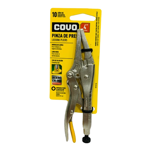[CV-LP-4L] Alicate de presión punta larga 4" COVO