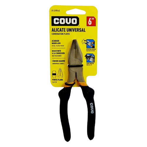 [CV-ZLP05-6C] Alicate electricista 6'' COVO