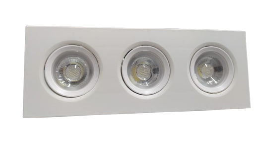 [DZ101S-3W-S] Lampara led rectangular empotrar 9w ac85-265v 6400k ANGEL LIGHT
