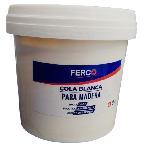 [F64-51236] Cola blanca para madera FERCO (3Kg)