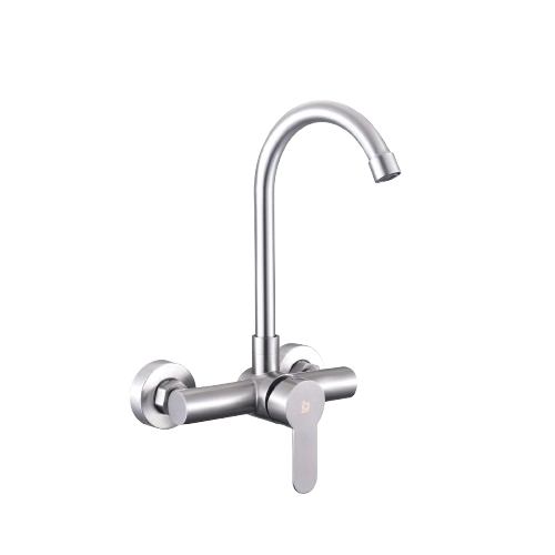 [GRI-1547] Grifería de pared monomando joy pico cisne BELT-G