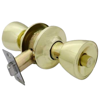 [588007] Cerradura pomo tulip polished brass BRUFER (baño)