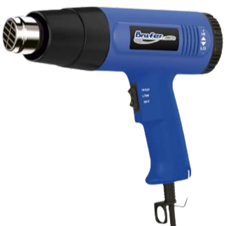 [208909] Pistola de calor 2000w ac110v BRUFER (regulador de temperatura)