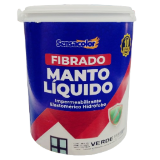 [20306-01] Manto liquido fibrado Verde (Galon) SENSACOLOR