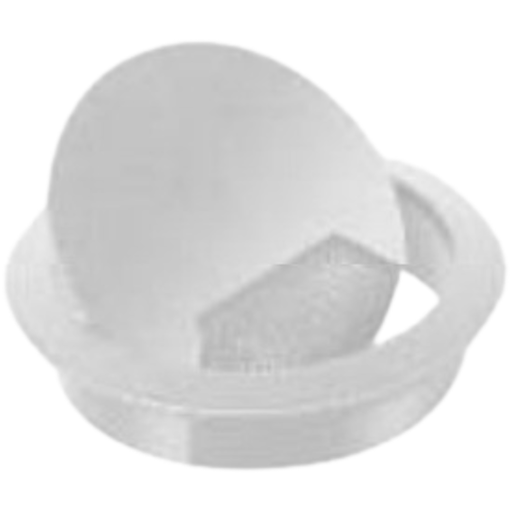 [VT-8160] Tapón pasacables para orificio 50mm blanco VERT