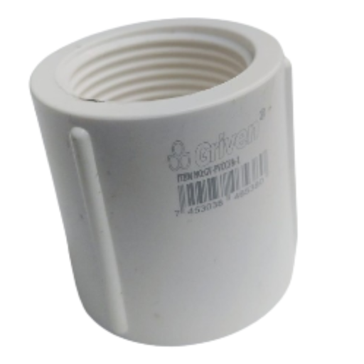 [GV-PVCCFA-1] Union pvc (hr x hr) 1" GRIVEN (x unidad)